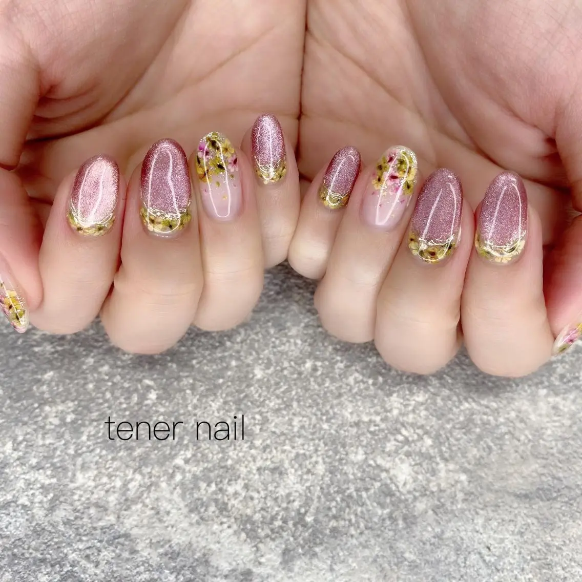 ネイル フラワーネイル テネルネイル tener nailのネイルデザイン