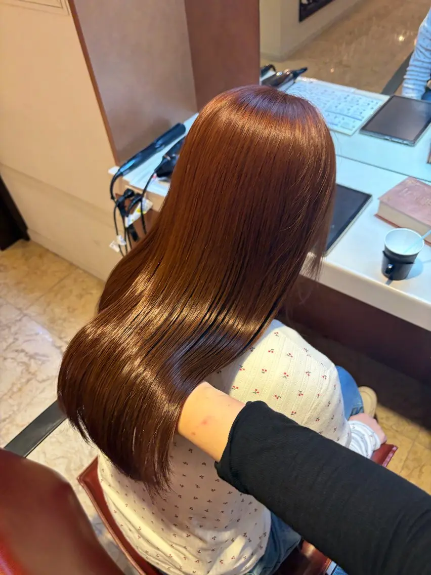 カラー ヘアカラー トリートメント 艶髪カラー/スパ指名 No.1！/川本桃華のヘアスタイル