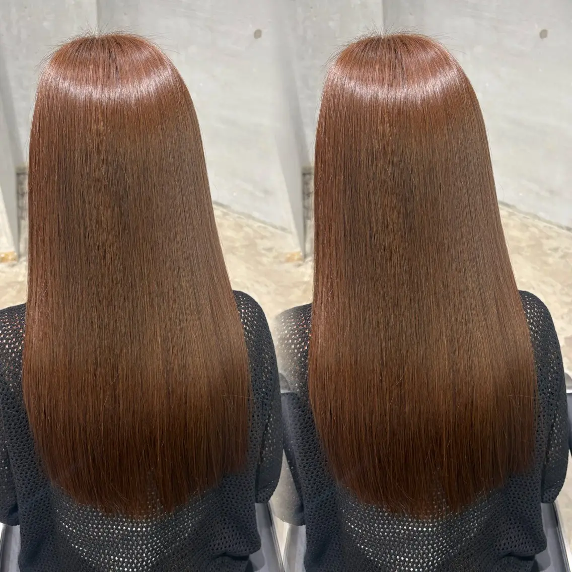 カラー ヘアカラー トリートメント 艶髪縮毛矯正🛋 透明感カラー/さやかのヘアスタイル