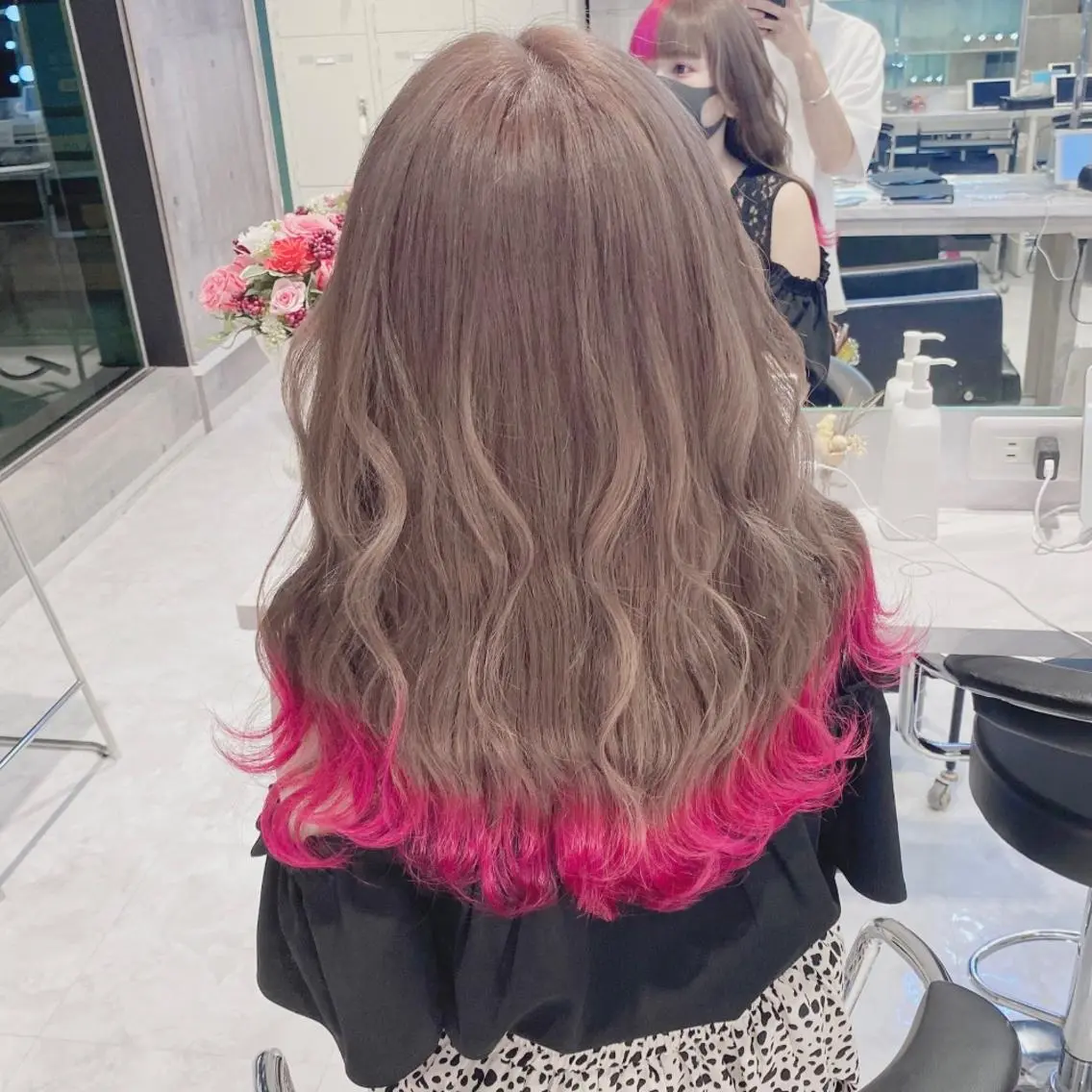 ミディアム カラー ヘアアレンジ メンズ キッズ マツエク・マツパ ブリーチの髪様 MASATOのヘアスタイル