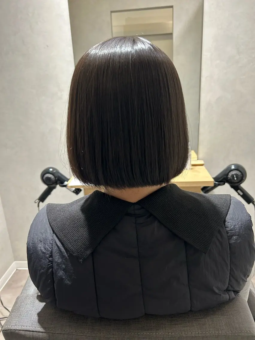 【✨癖や広がりが気になる方✨】カット＋縮毛矯正＋3stepトリートメント🍀の写真