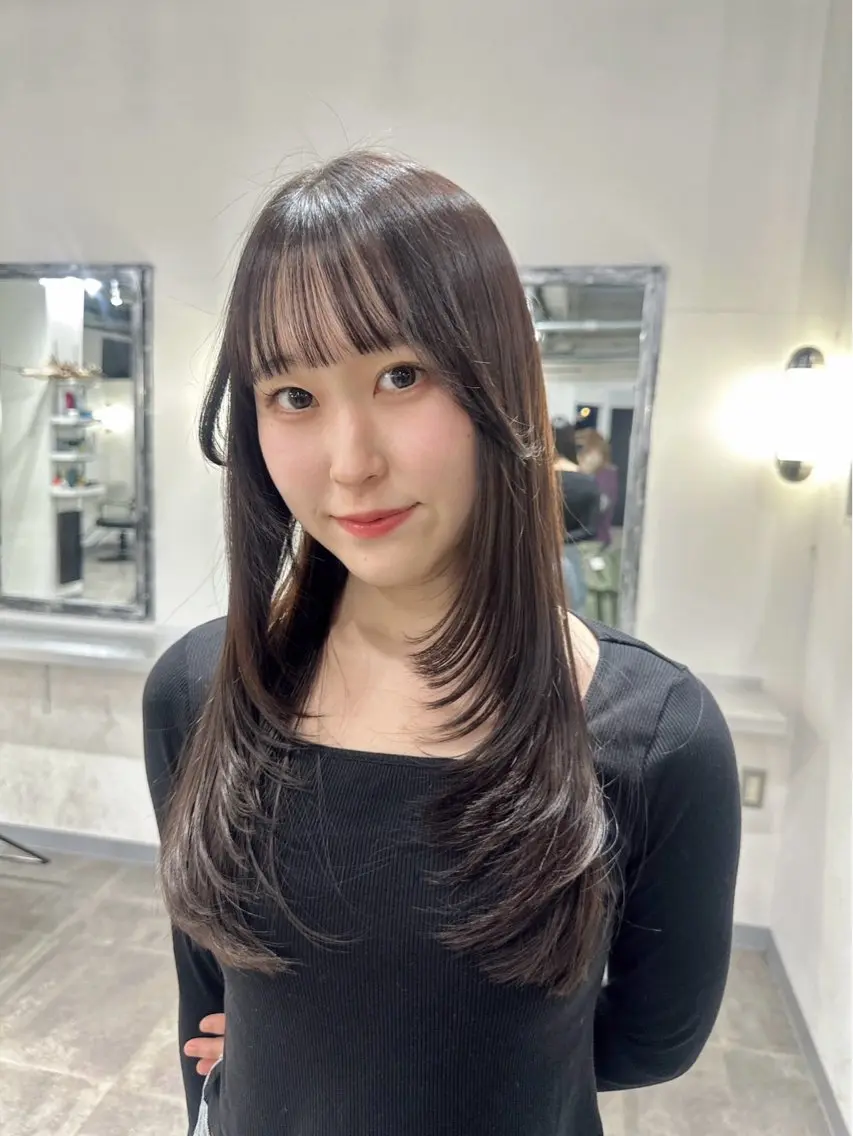 ロング 森田 あかりのヘアスタイル