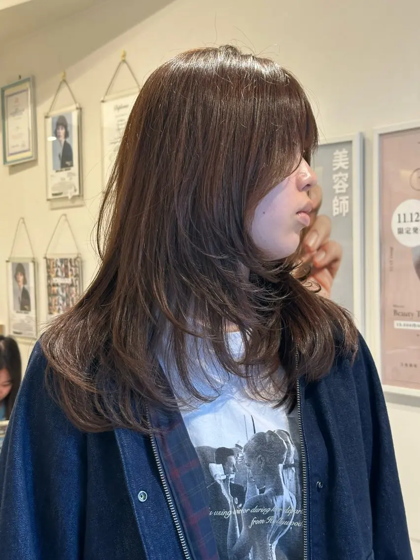 【学生に大人気すぎるレイヤー🎀】カット(シャンプーブロー込) ※ローレイヤーからハイレイヤーにさせて下さる方限定!の写真