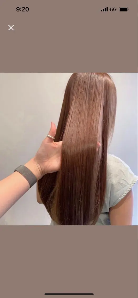 ロング 酸性ストレート SOLAS 緑地公園店のヘアスタイル