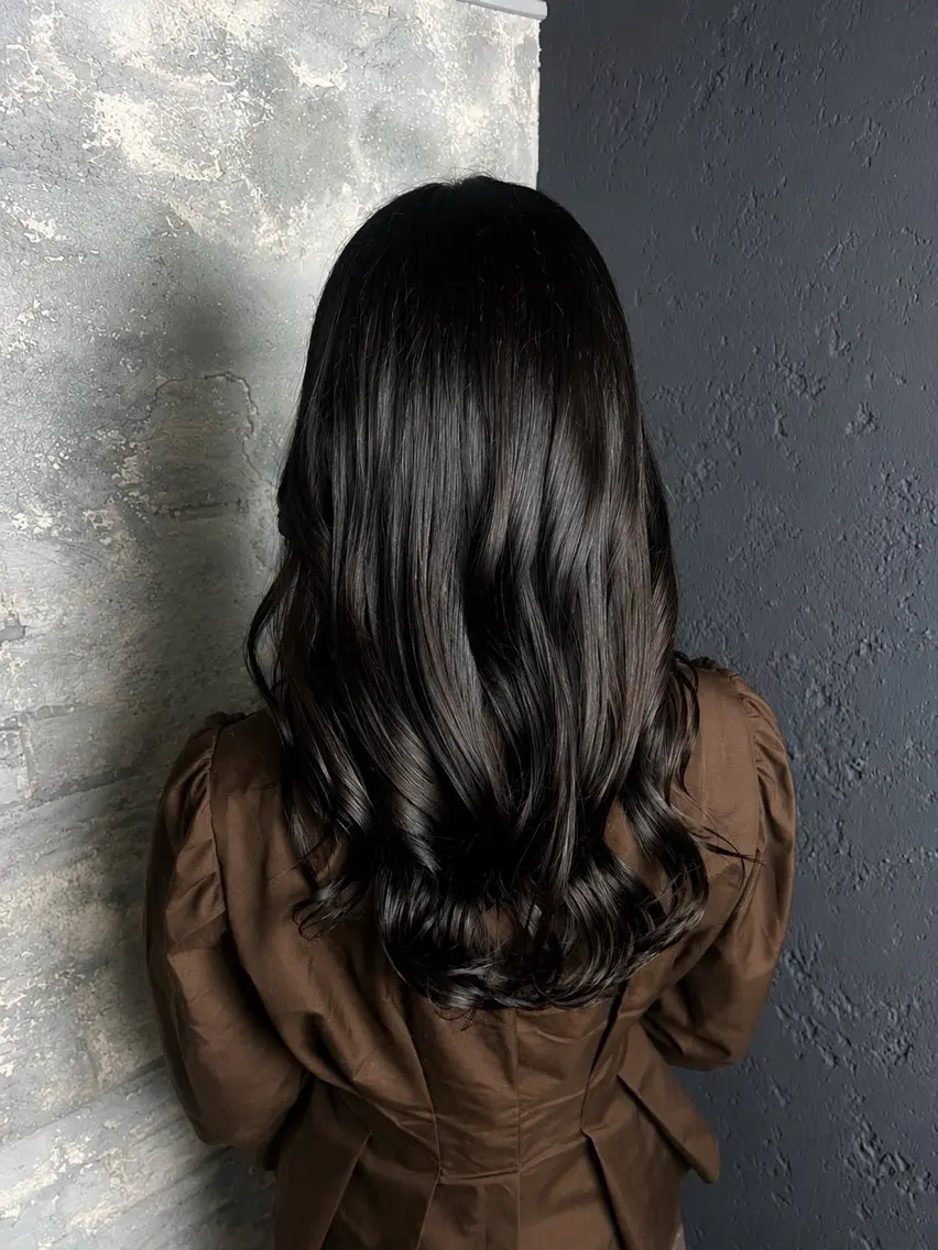 ロング カラー 黒髪 ブラウンカラー kurara/カラ ーモデル募集中🎀のヘアスタイル
