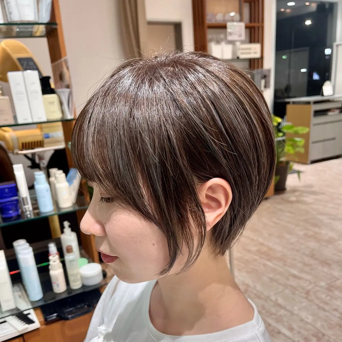 ショート 小顔似合わせカット/ レイヤー/maiのヘアスタイル