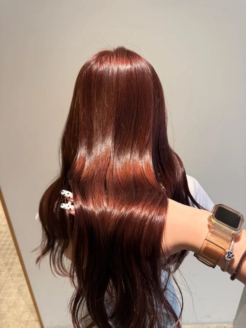 ロング ヘアカラー トリートメント かとう きりん🎀🪽のヘアスタイル