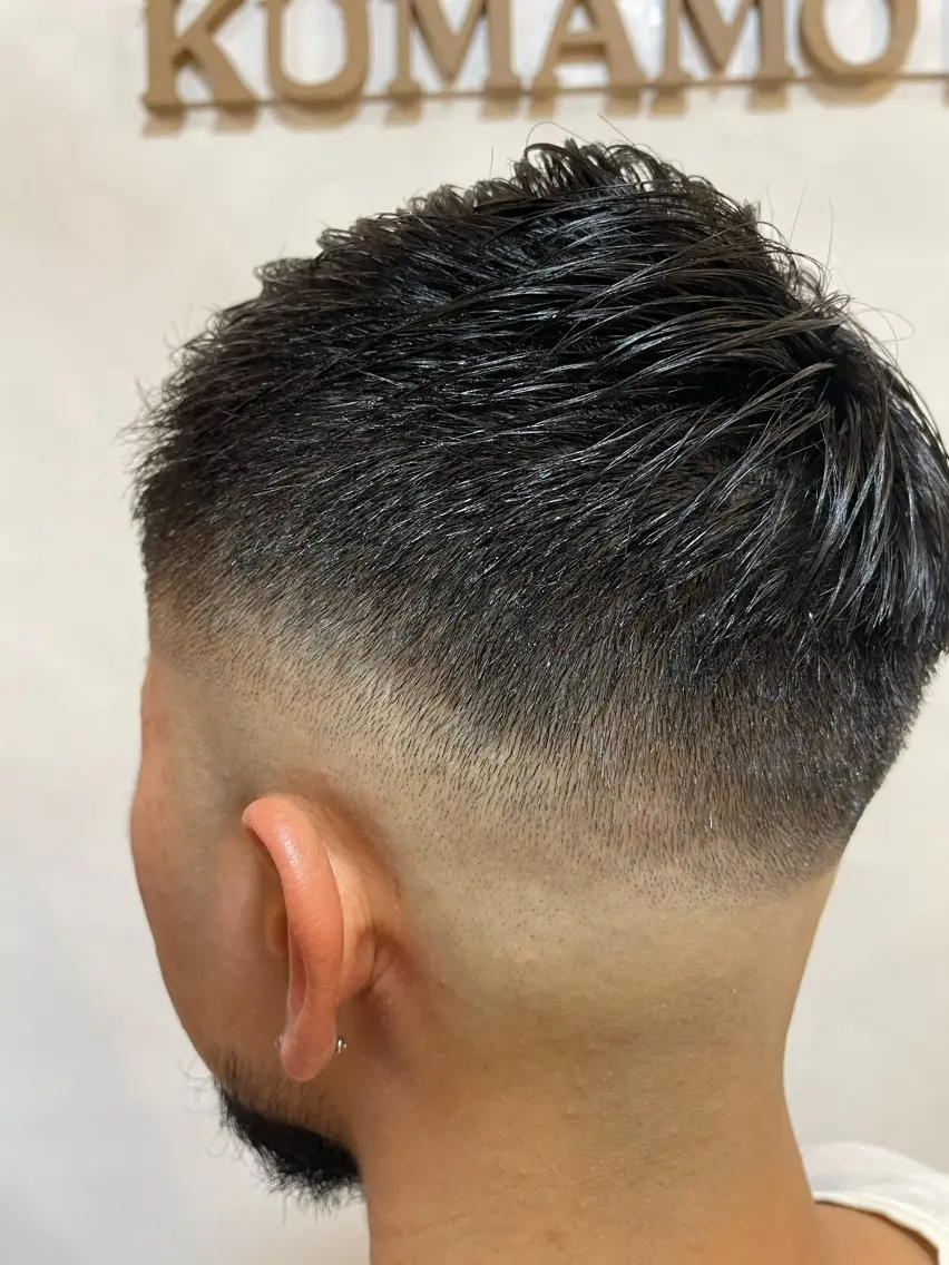 ショート メンズ フェードカット スキンフェード YU KIのヘアスタイル