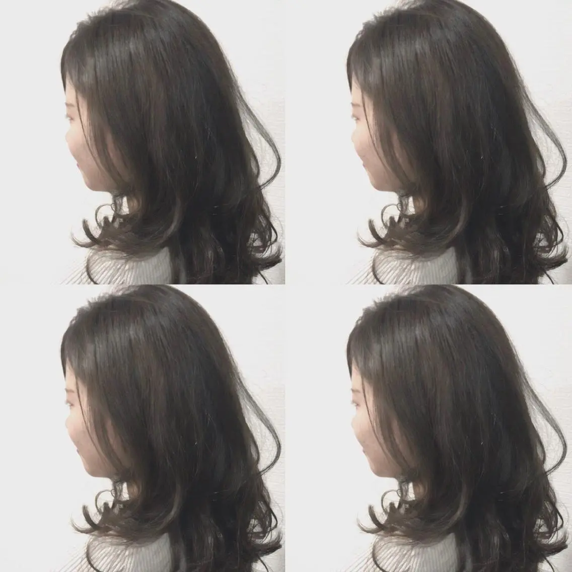 セミロング カラー レイヤーカット匠 イソザキノリユキのヘアスタイル