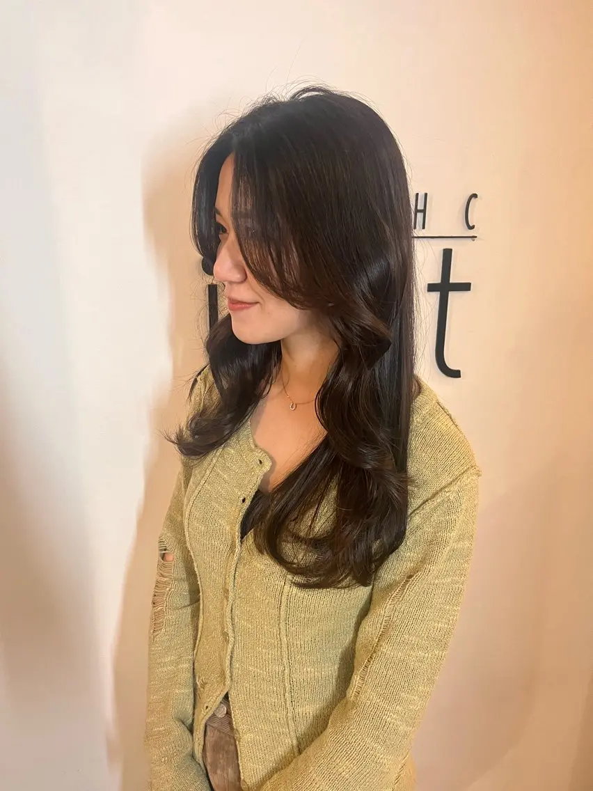 ロング 韓国ヘア🇰🇷 fuminaのヘアスタイル