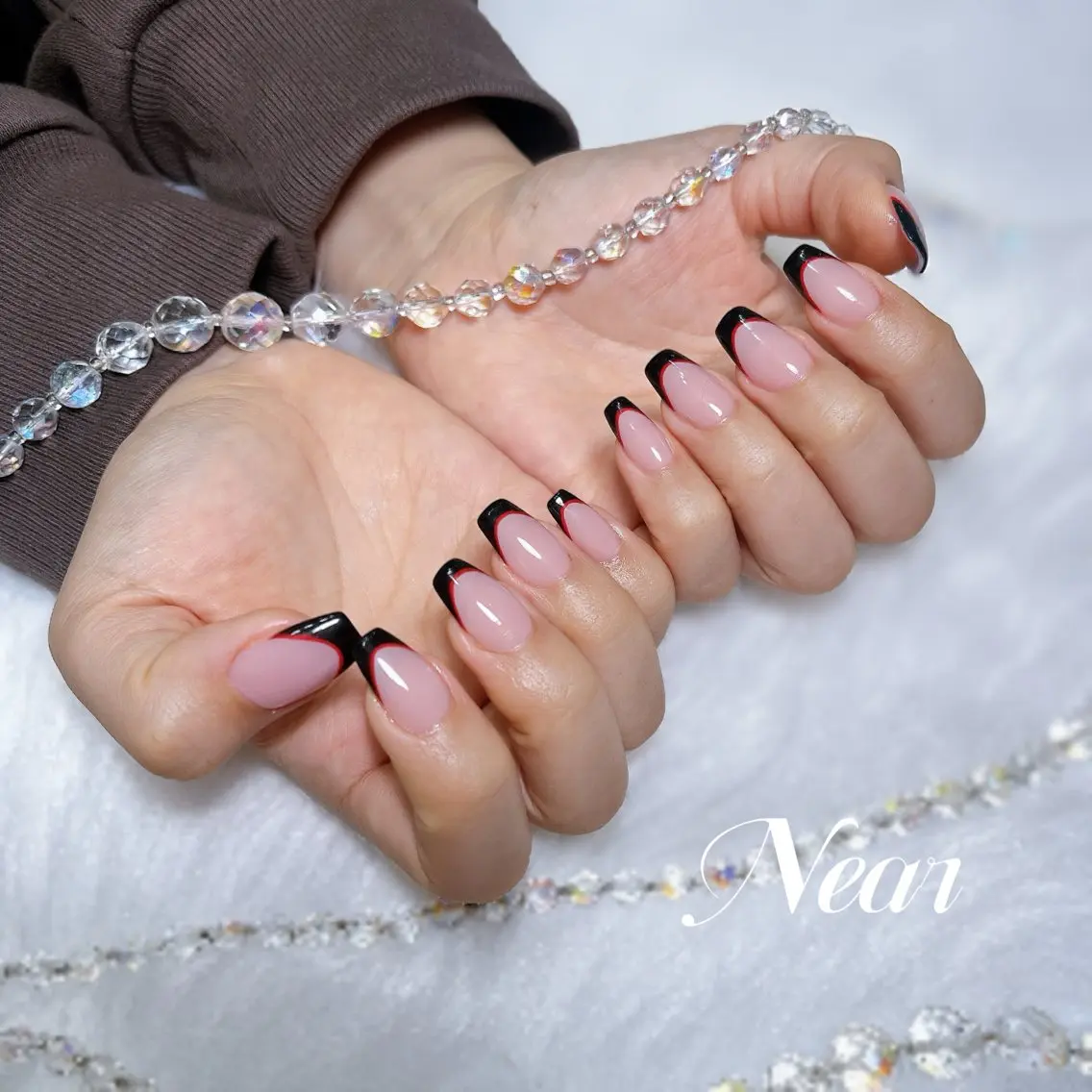 ネイル 長さ出し フレンチネイル ハンドネイル Nailsalon Nearのネイルデザイン