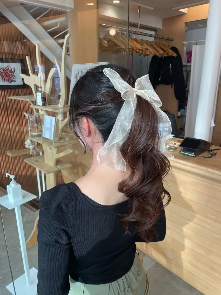 ロング パーマ ‪・カット/ SARAのヘアスタイル