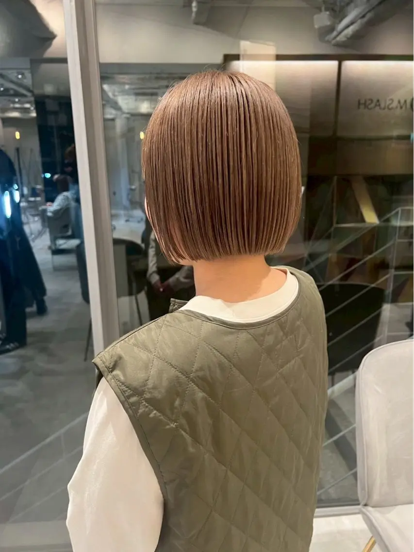 似合わせボブカット+クイックトリートメント(韓国風、レイヤーボブ、ミニボブの写真