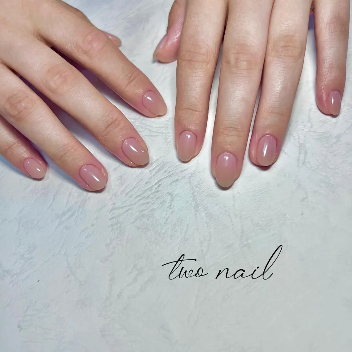 ネイル アートネイル ブラウン フットネイル ハート ニュアンスネイル ハンドネイル two nailのネイルデザイン