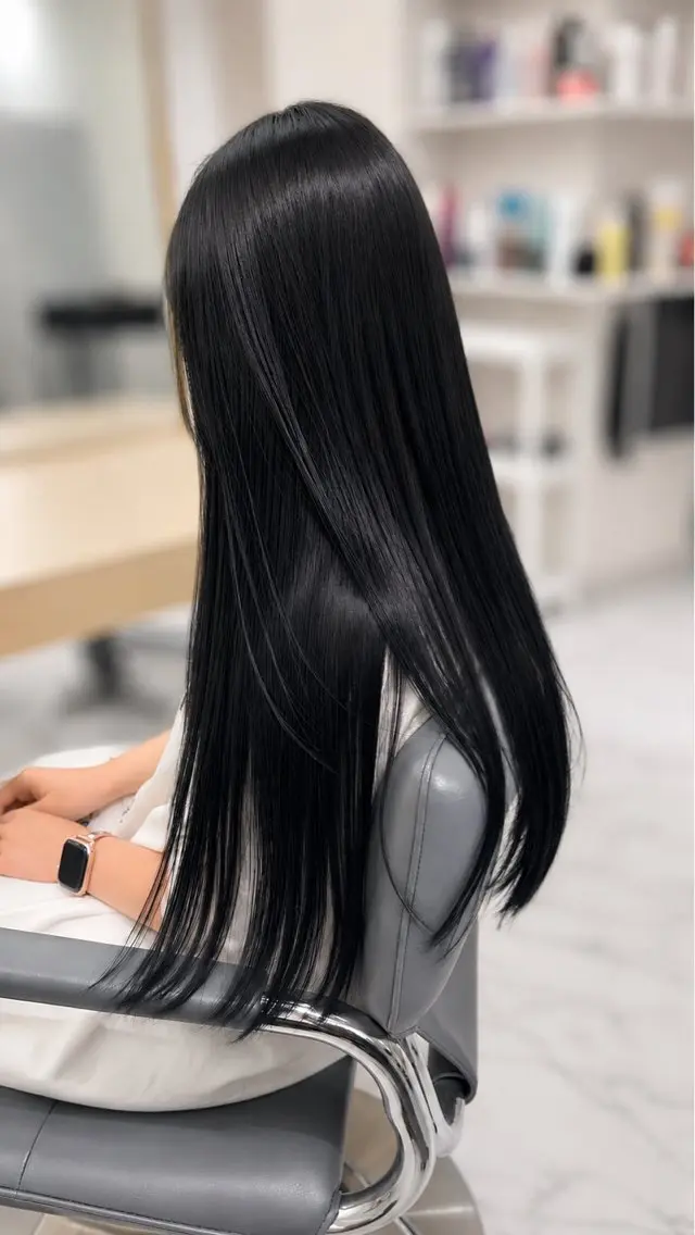 ロング カット ヘアカラー トリートメント ★目黒★/ 髪質改善/美髪矯正のヘアスタイル