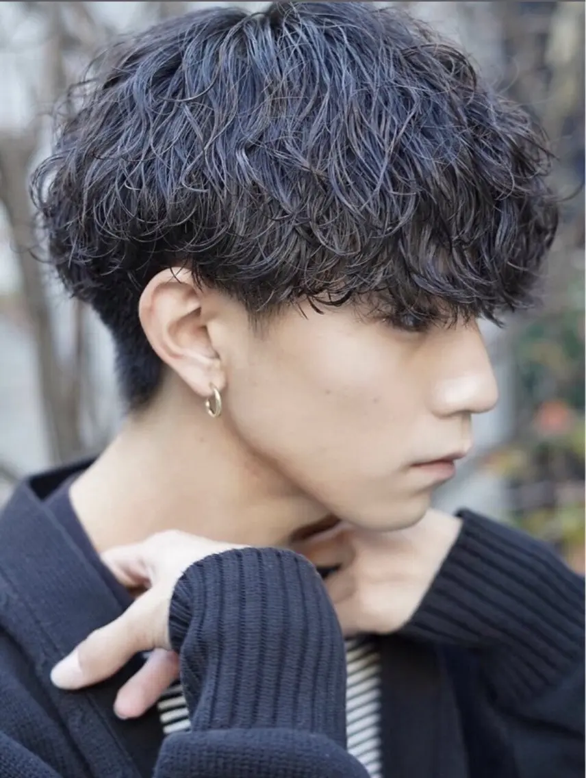 ショート パーマ メンズ SENTA✨メンズ パーマ✨fifth栄のヘアスタイル