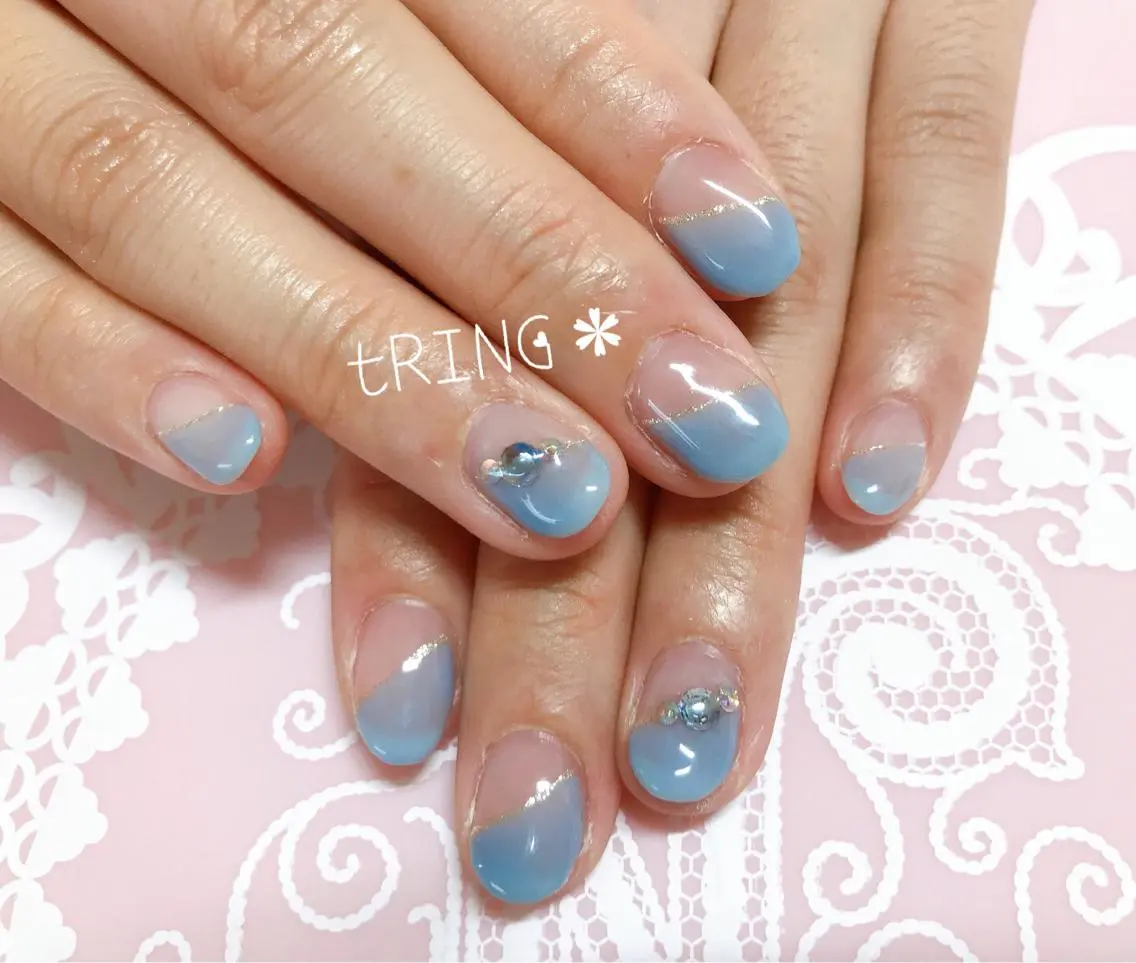 ネイル ハンドネイル tRING＊ しいの木台のネイルデザイン
