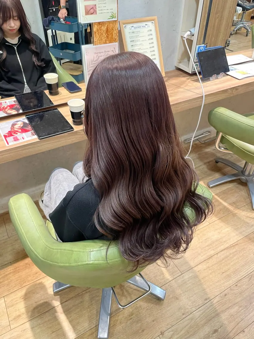 ロング カラー ブルーカラー ラベンダーカラー 髪質改善/Bloss om🌷高橋沙衣のヘアスタイル