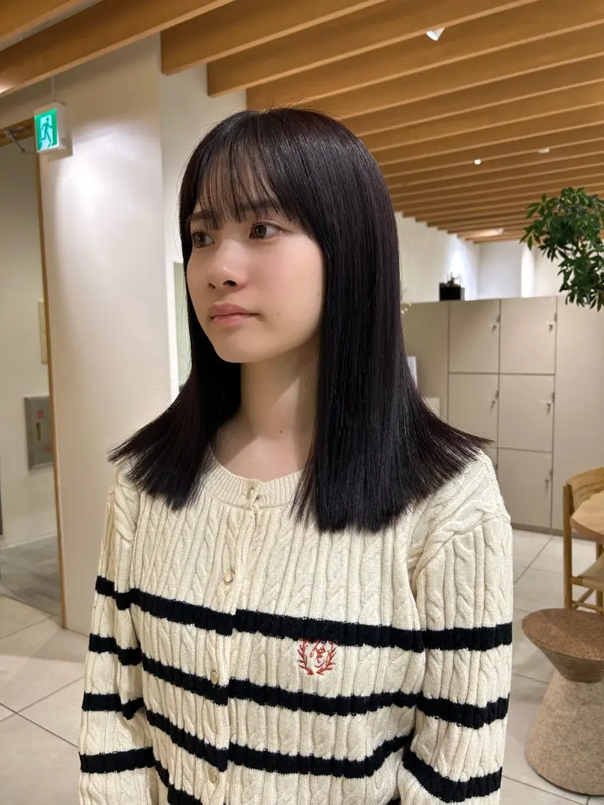 【ポイントでカットができる！】顔まわりカットの写真