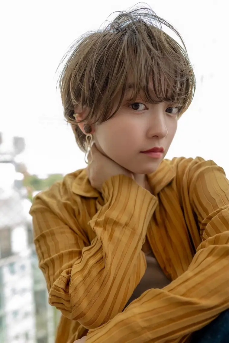 ショート カット ヘアカラー トリートメント 💘MICOTO藤沢 髪質改善ブリーチ💘のヘアスタイル
