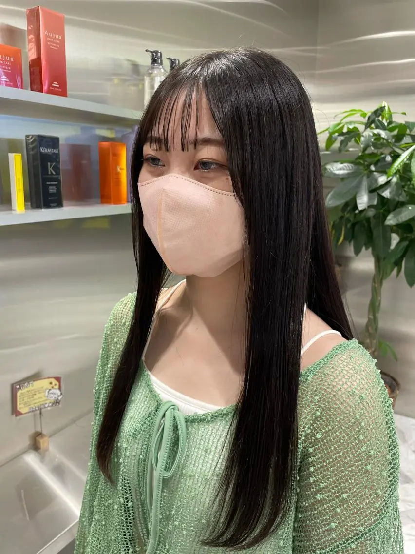 【🐰美髪のメンテナンス🌙🤍】前髪カット+髪質改善トリートメントの写真