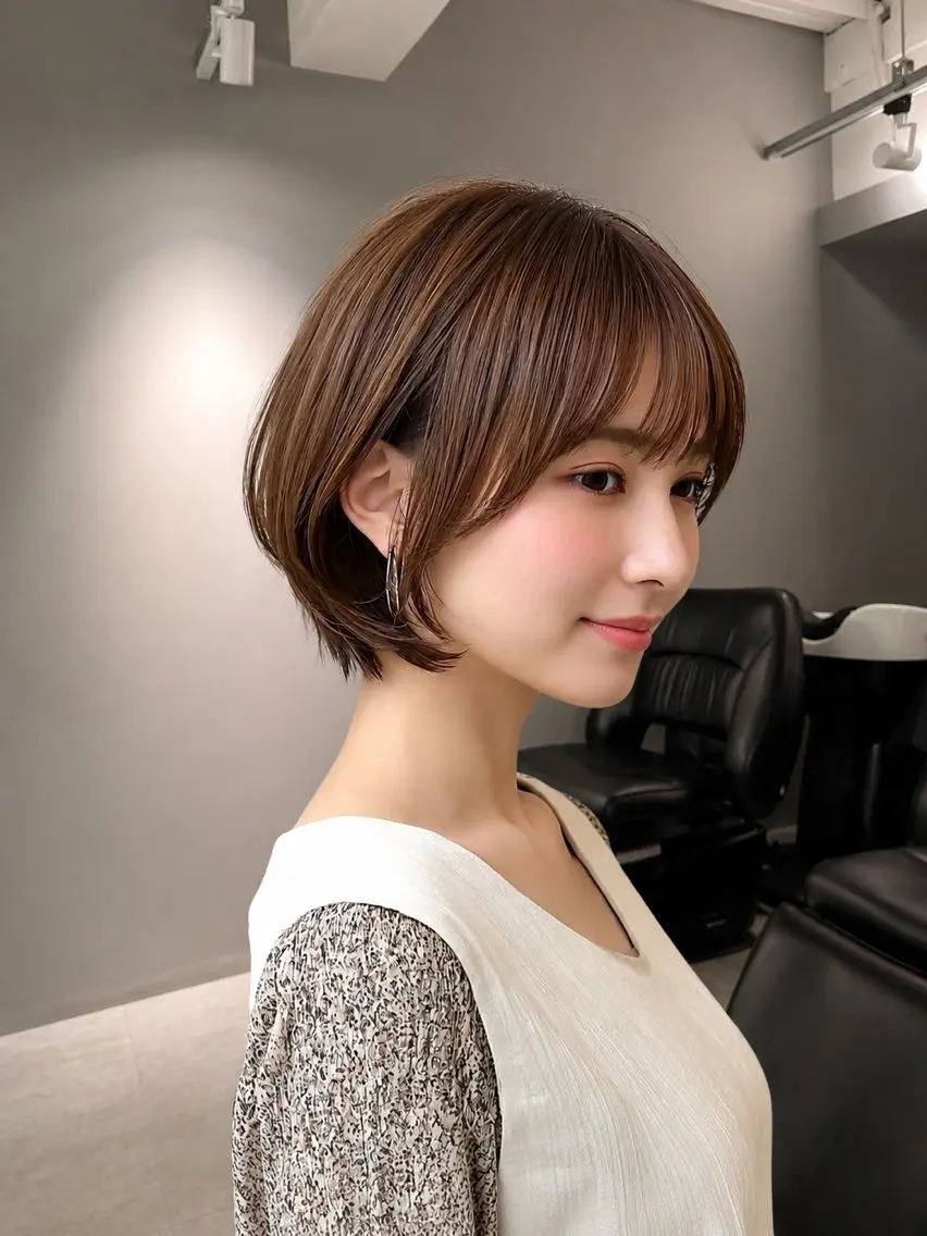 ショート ショートボブ ボブ ショートヘア FUUMI /ショートカットのヘアスタイル