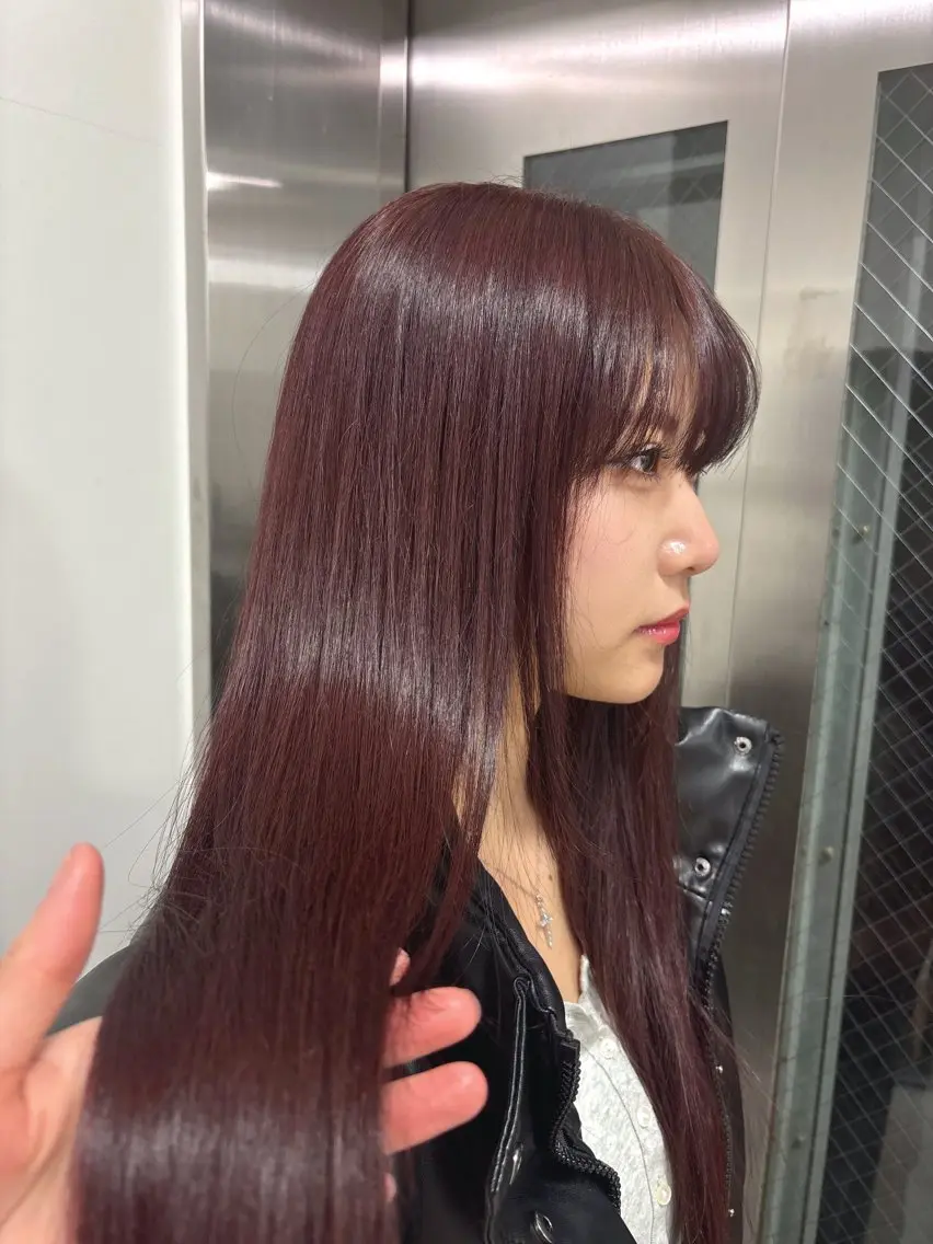 カラー ヘアカラー トリートメント 艶カラー💞 amiのヘアスタイル