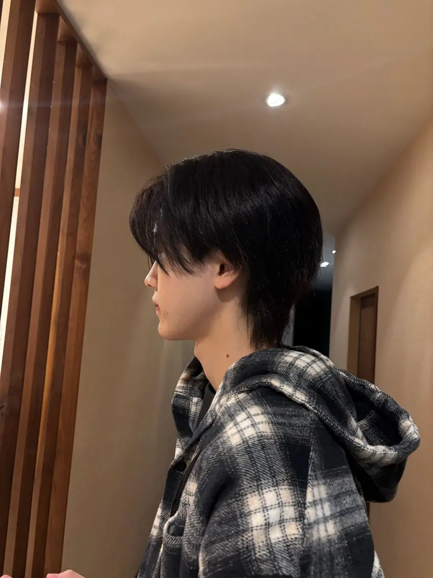 カラー メンズ affetto山田 彩智のヘアスタイル