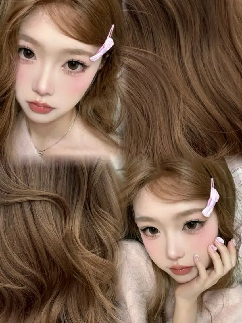 カラー ヘアカラー 透明感🫧韓国 🫧hana🫧のヘアスタイル