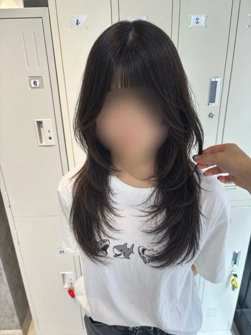 ロング カラー カット 🩵レイヤー✖︎ 髪質改善🩵リョウヤのヘアスタイル