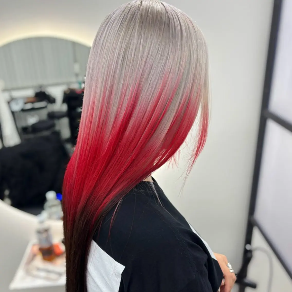 ロング カラー ヘアカラー Ren. 🦋デザインカラーのヘアスタイル