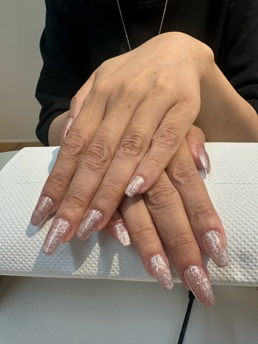 ネイル 長さ出し ネイルチップ 鈴木 結羽愛のネイルデザイン