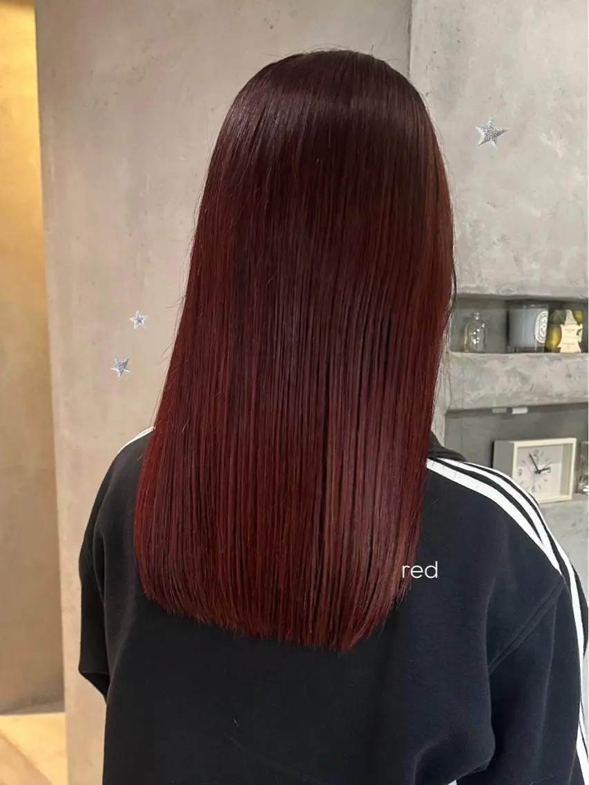 セミロング カラー ヘアカラー トリートメント 暖色カラー/レイヤー 🌙 オノユリカのヘアスタイル