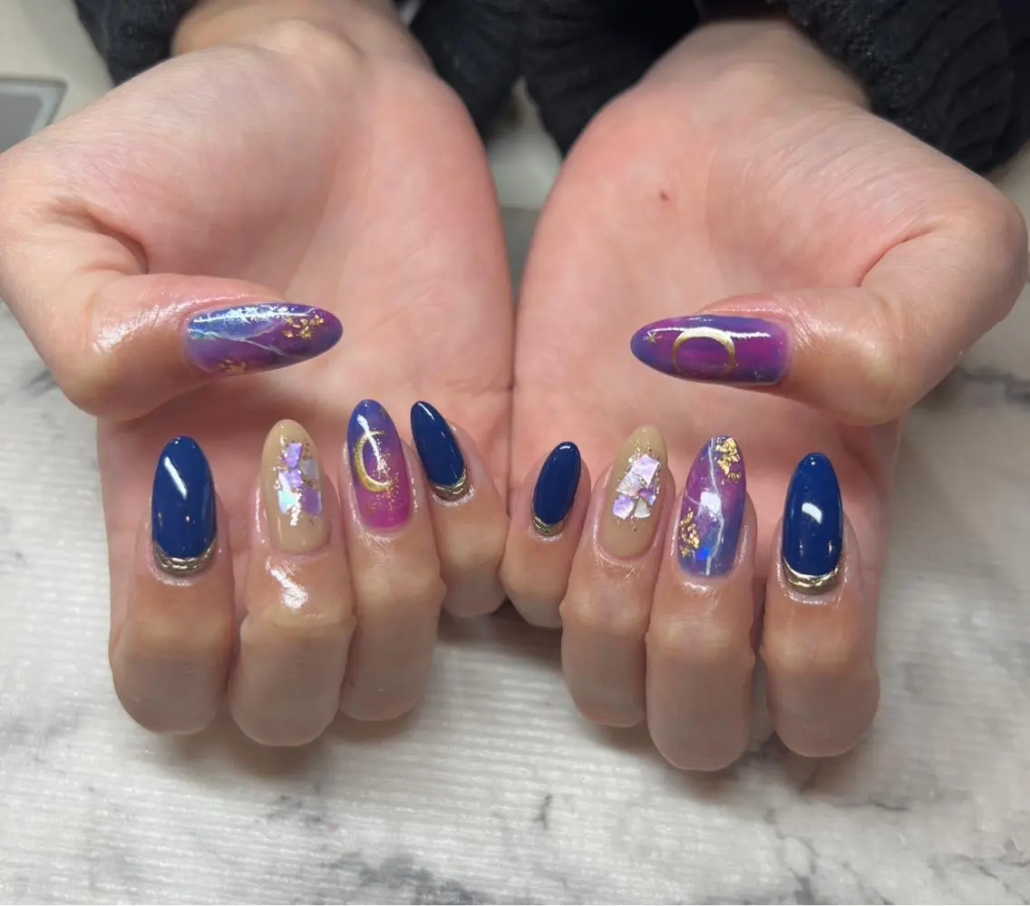 ネイル いちじゅう あおいのネイルデザイン