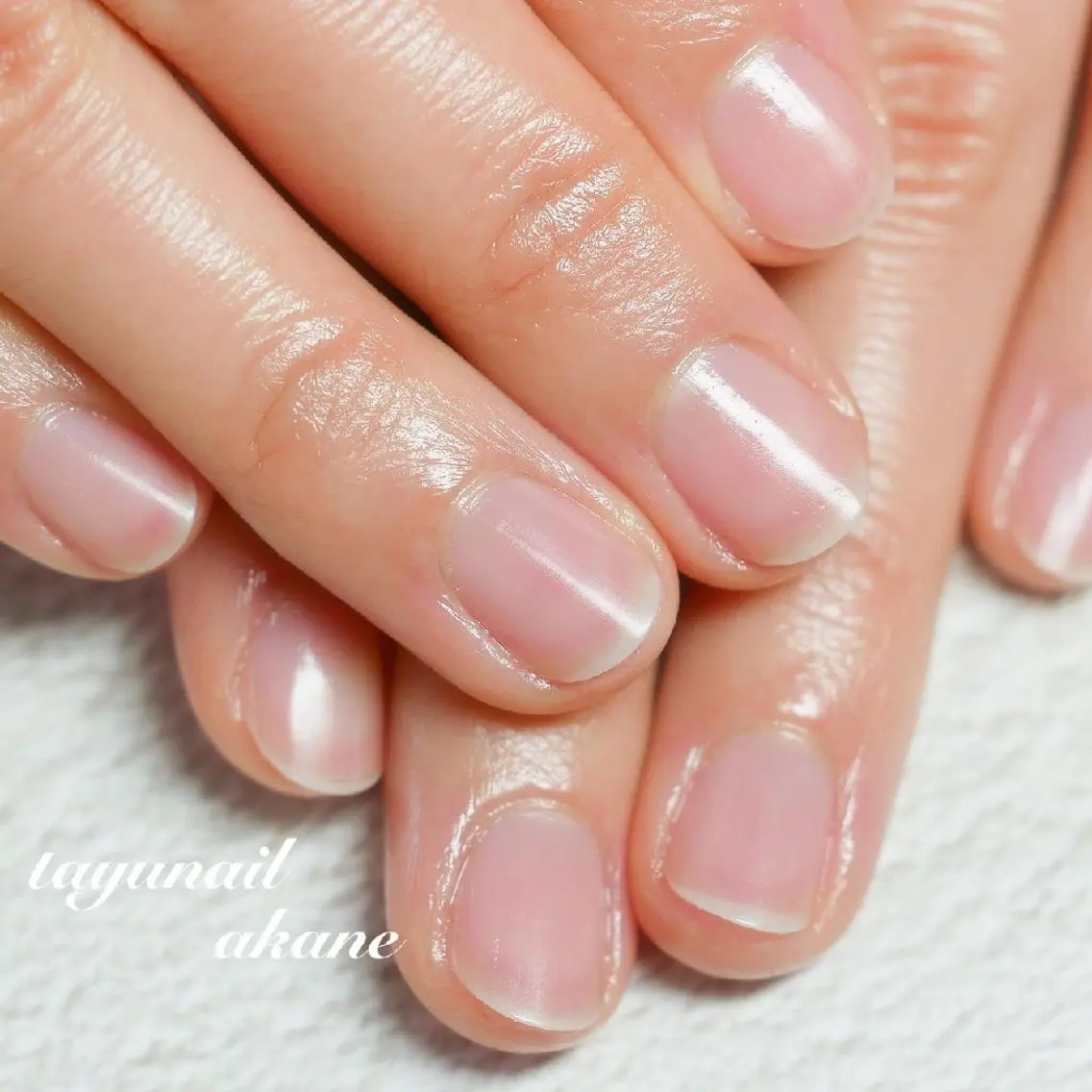 ネイル ブルー ジェルネイル パラジェル 冬ネイル ネイルサロン 【たゆnail】のネイルデザイン