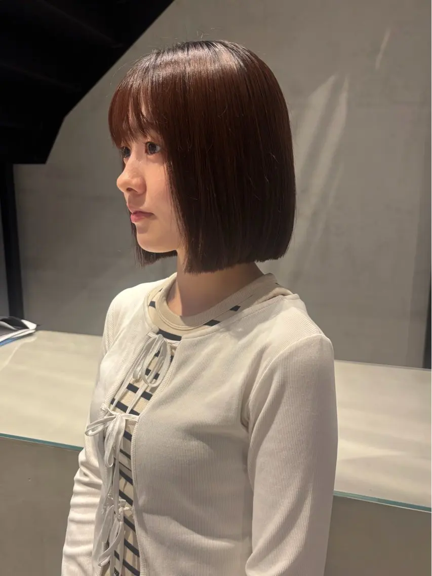 カット+縮毛矯正の写真
