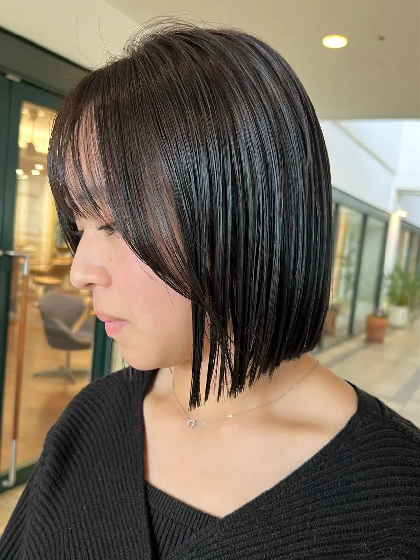 ミディアム ボブ カット 大石 康太のヘアスタイル