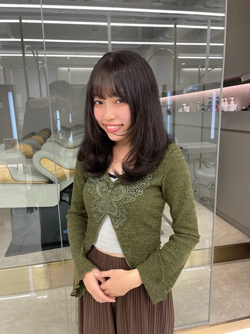 ミディアム 銀座☀️ボブ美容師 佐藤ルイのヘアスタイル