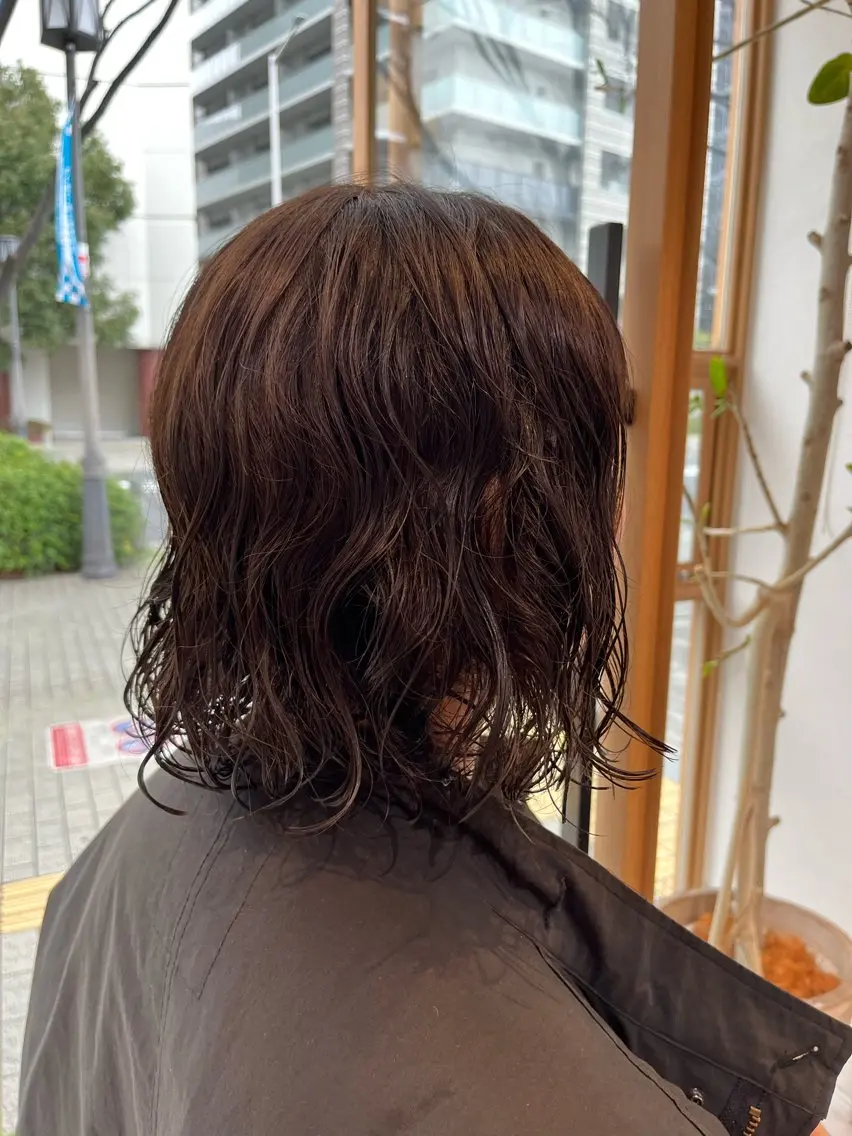 カラー パーマ kuschel ホリグチのヘアスタイル