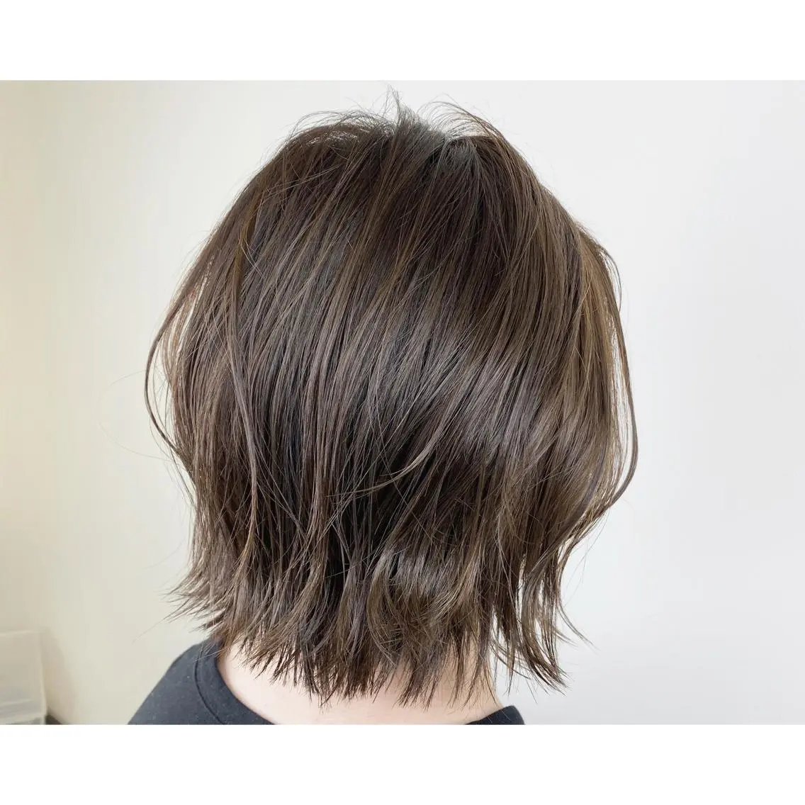 ショート カラー ヘアアレンジ 切りっぱなしボブ ボブ ERI ☆のヘアスタイル