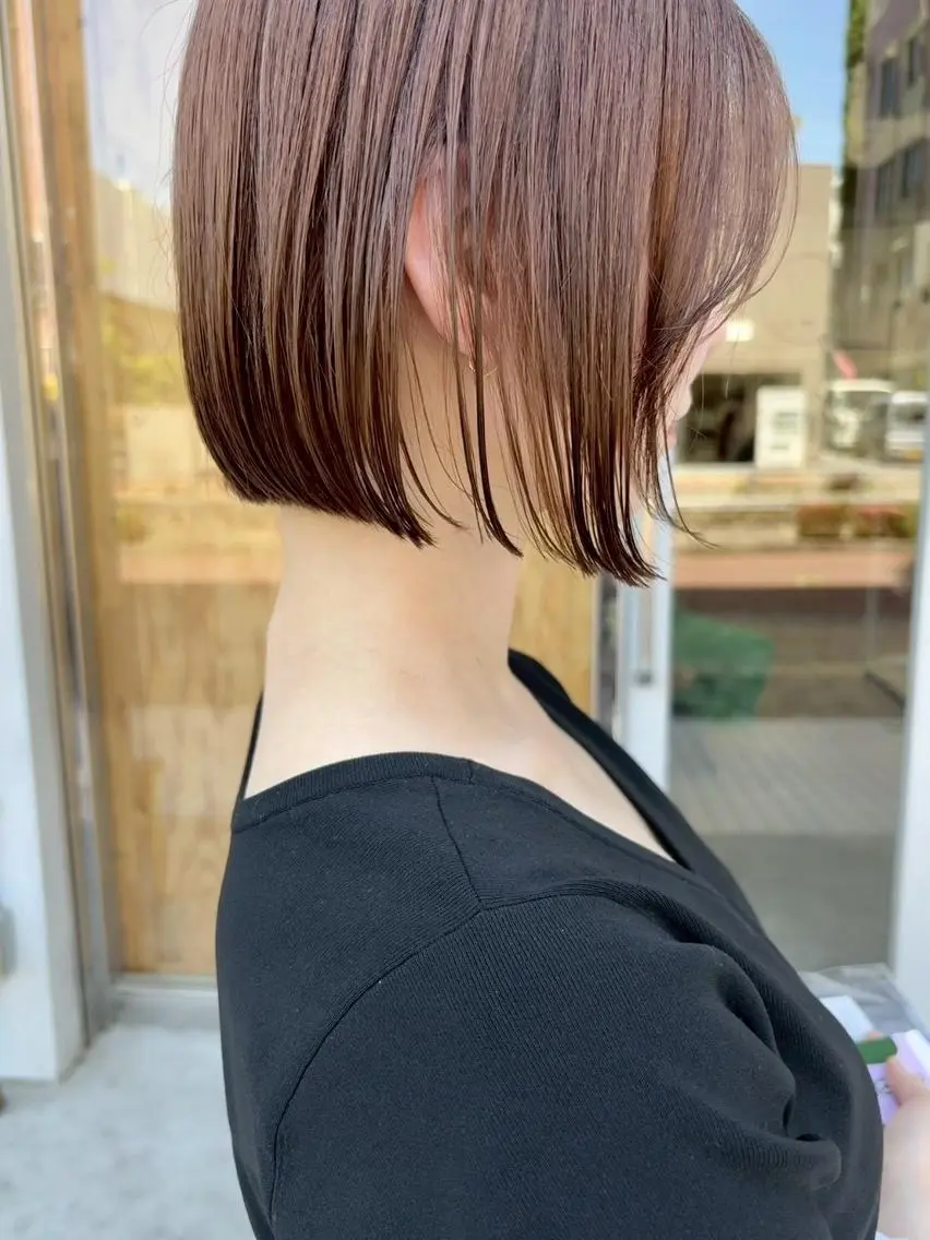 💎最強艶髪コース💎透明感カラー+カット+エクラリティケア剤&トリートメントの写真