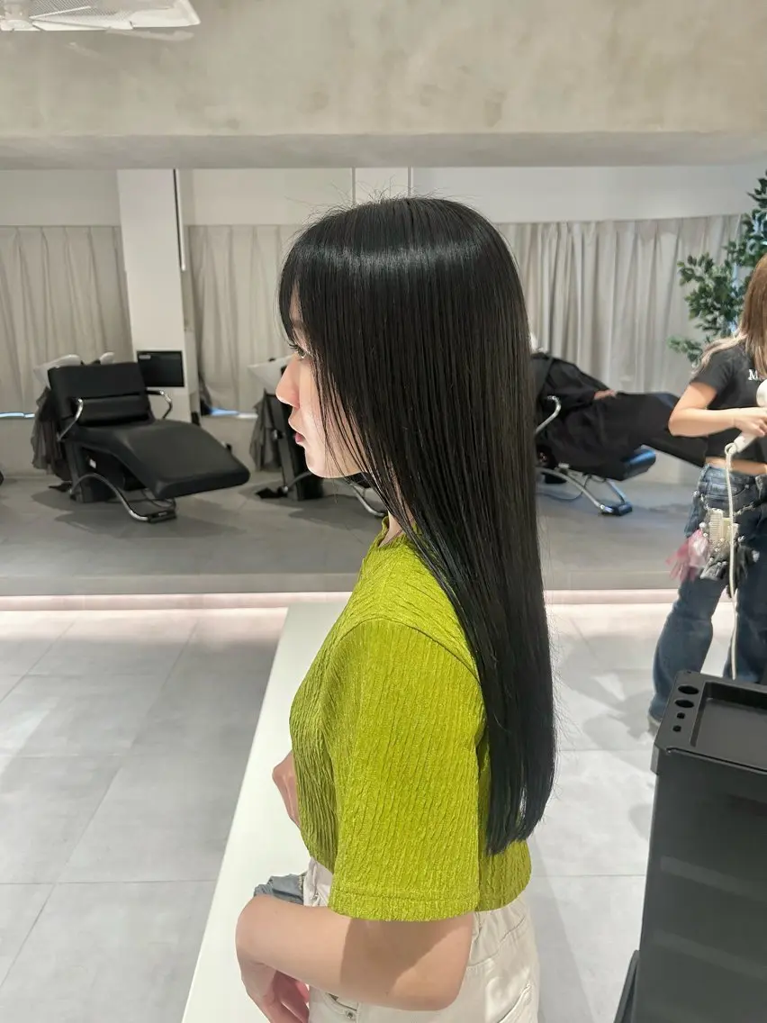 ロング カラー カット ヘアカラー トリートメント 🧚つやさらhair 🧚manakaのヘアスタイル
