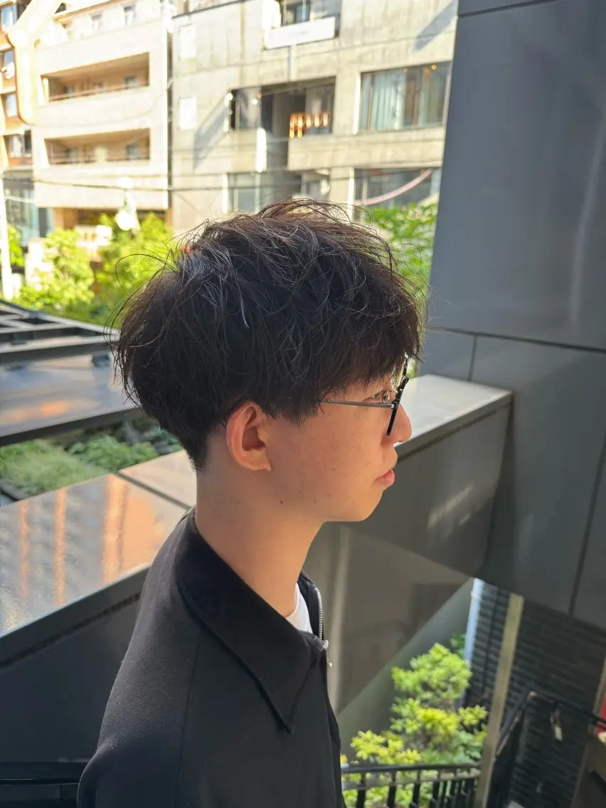 メンズ カット 河野 悠のヘアスタイル