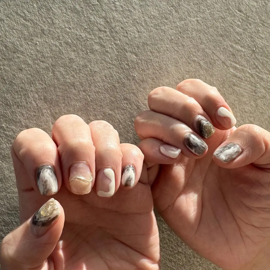 ネイル クリアネイル 氷ネイル・うるうるネイル 韓国ネイル ミラーネイル ニュアンスネイル 🪞KAPE NAIL 🪞のネイルデザイン