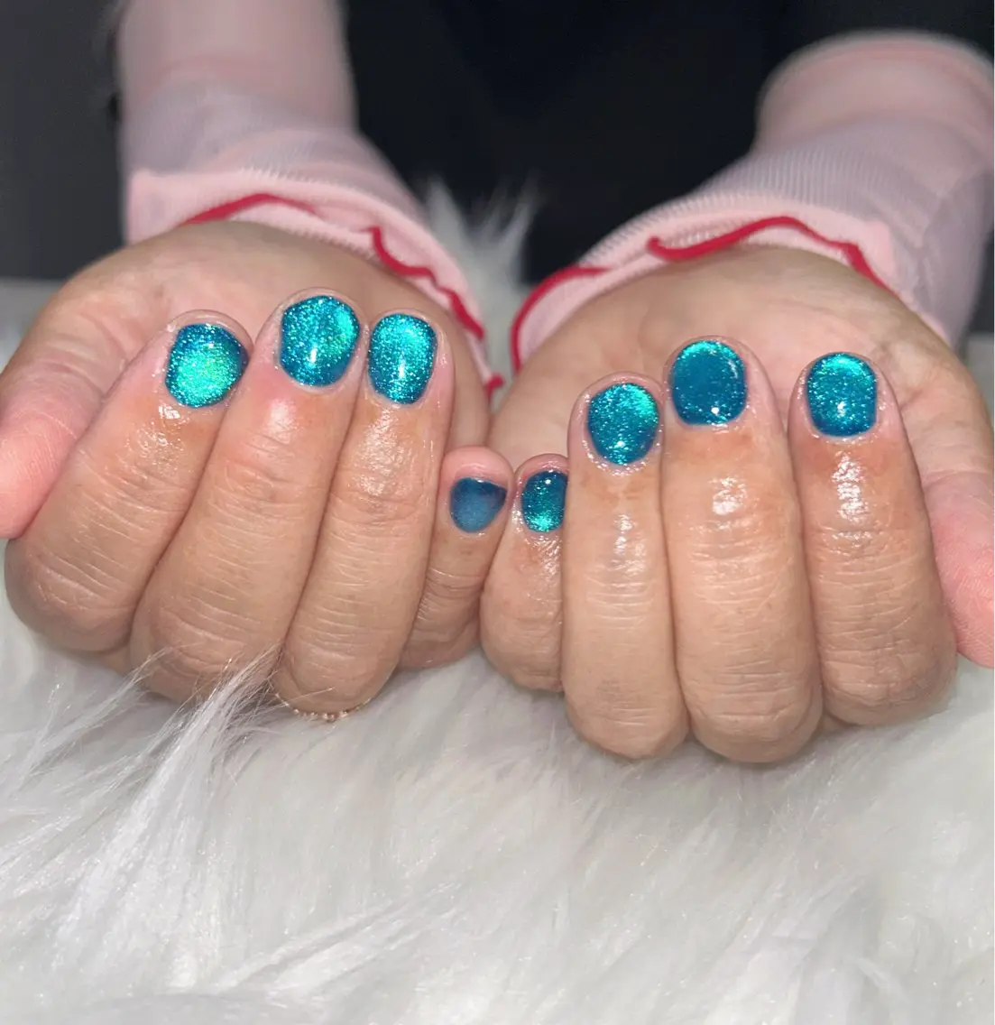 ネイル キラキラネイル Larme himenaのネイルデザイン
