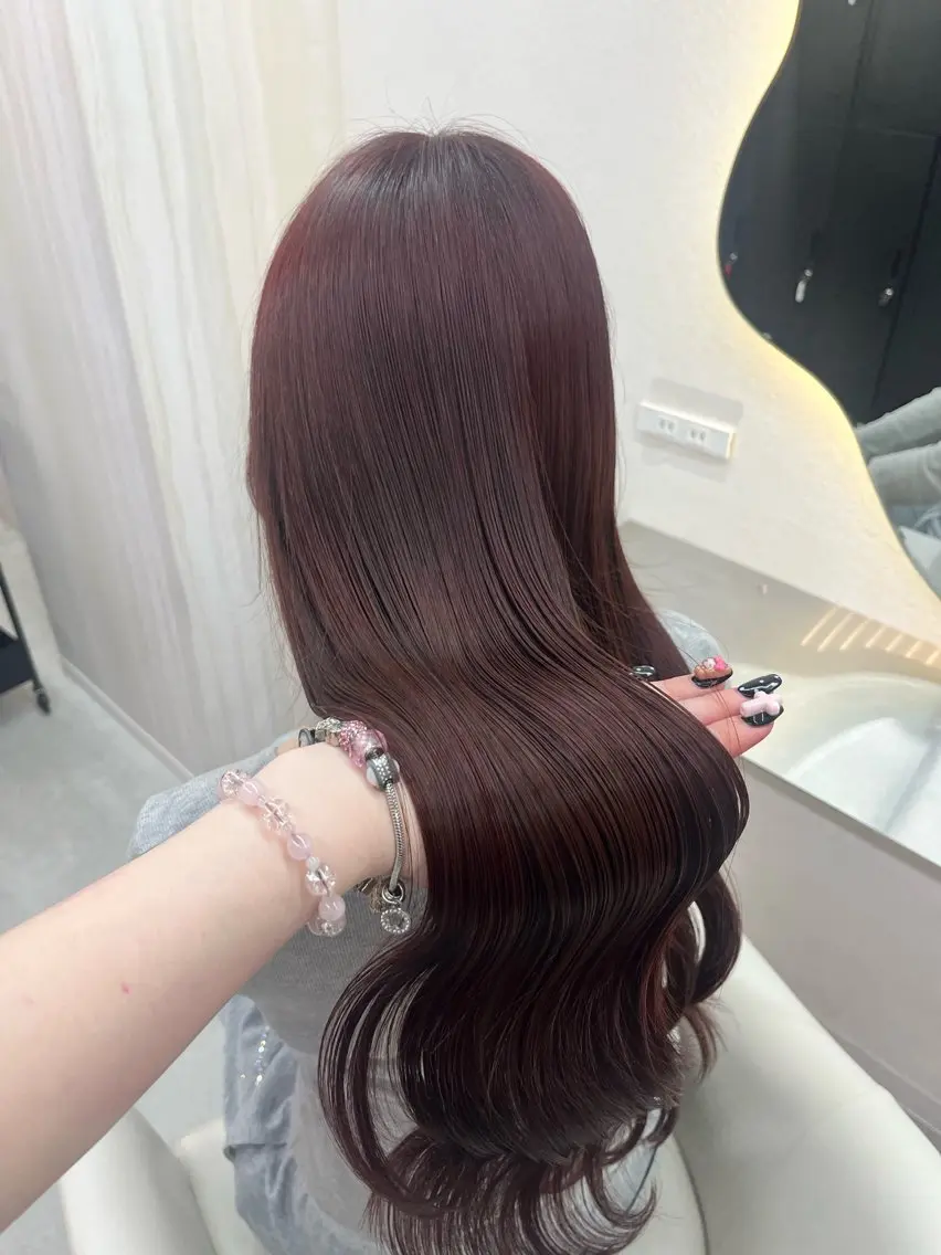 ロング ヘアカラー 🩶艶感ハイトーン/ 池袋/mei🩶のヘアスタイル