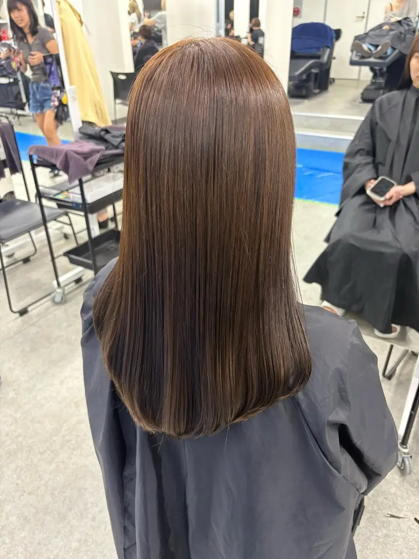 ロング カラー ヘアカラー トリートメント 💕мei 透明感カラー💕のヘアスタイル