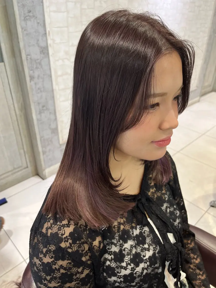 ミディアム ✨髪質改善カラー✨ ななみのヘアスタイル