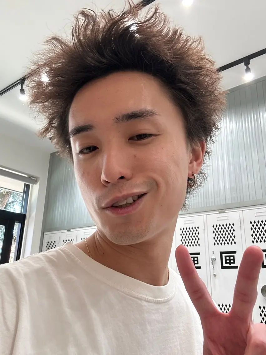 ショート メンズパーマ特化⭕️ 春山凜乃介のヘアスタイル