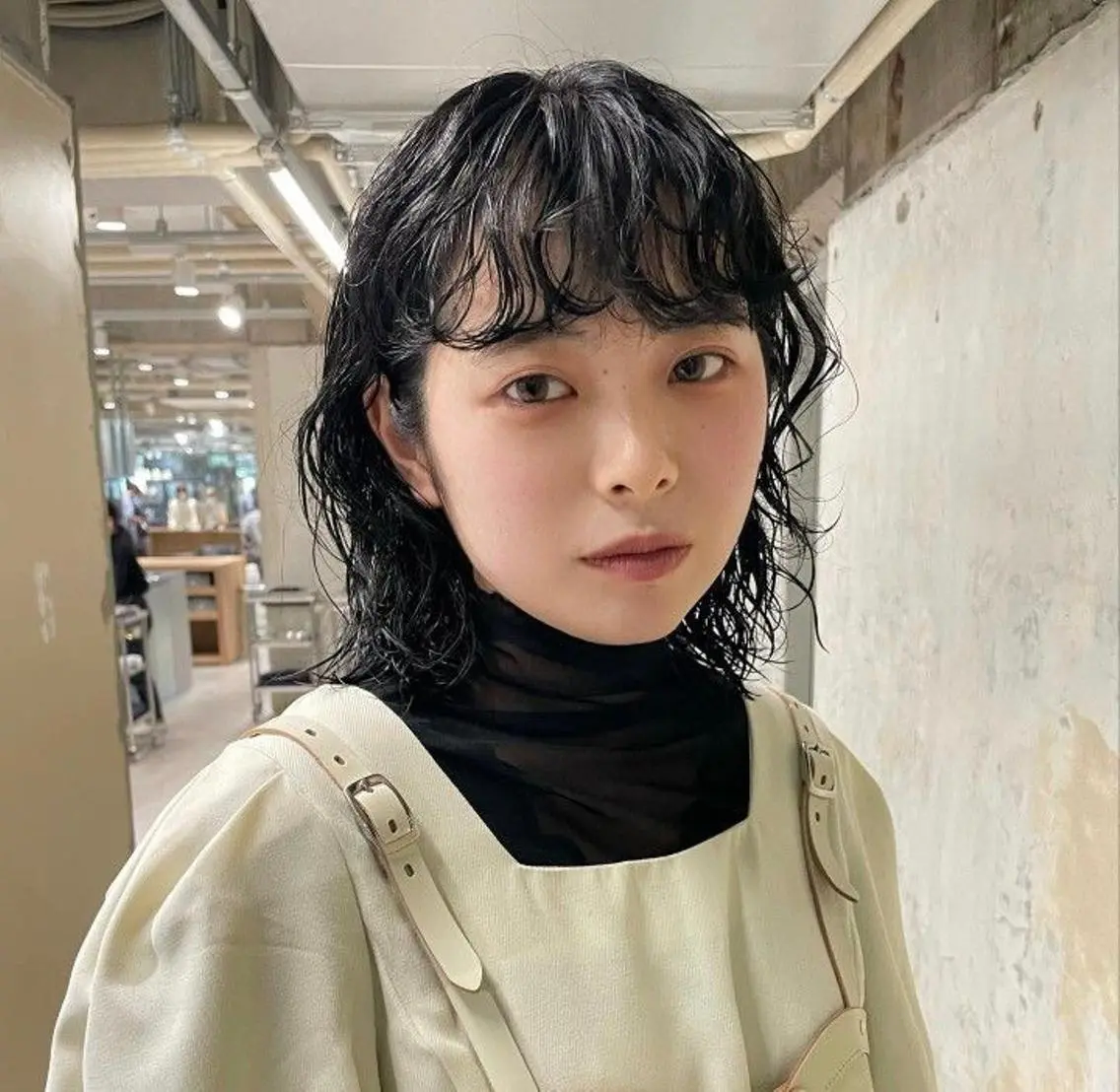 ミディアム パーマ 🫧透明感カラー🫧 SHINSEIのヘアスタイル